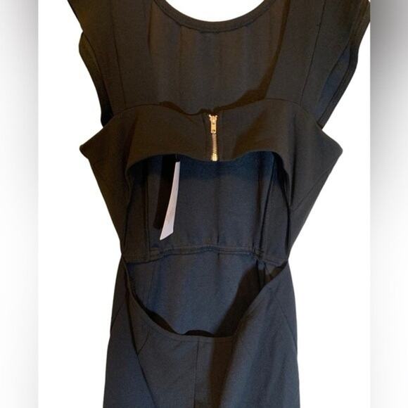 NWT Fashion Little Black Dress Mini Cut Out Cocktail Size Small - Picture 6 of 10